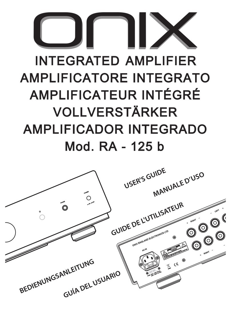 Onix RA -125b User manual