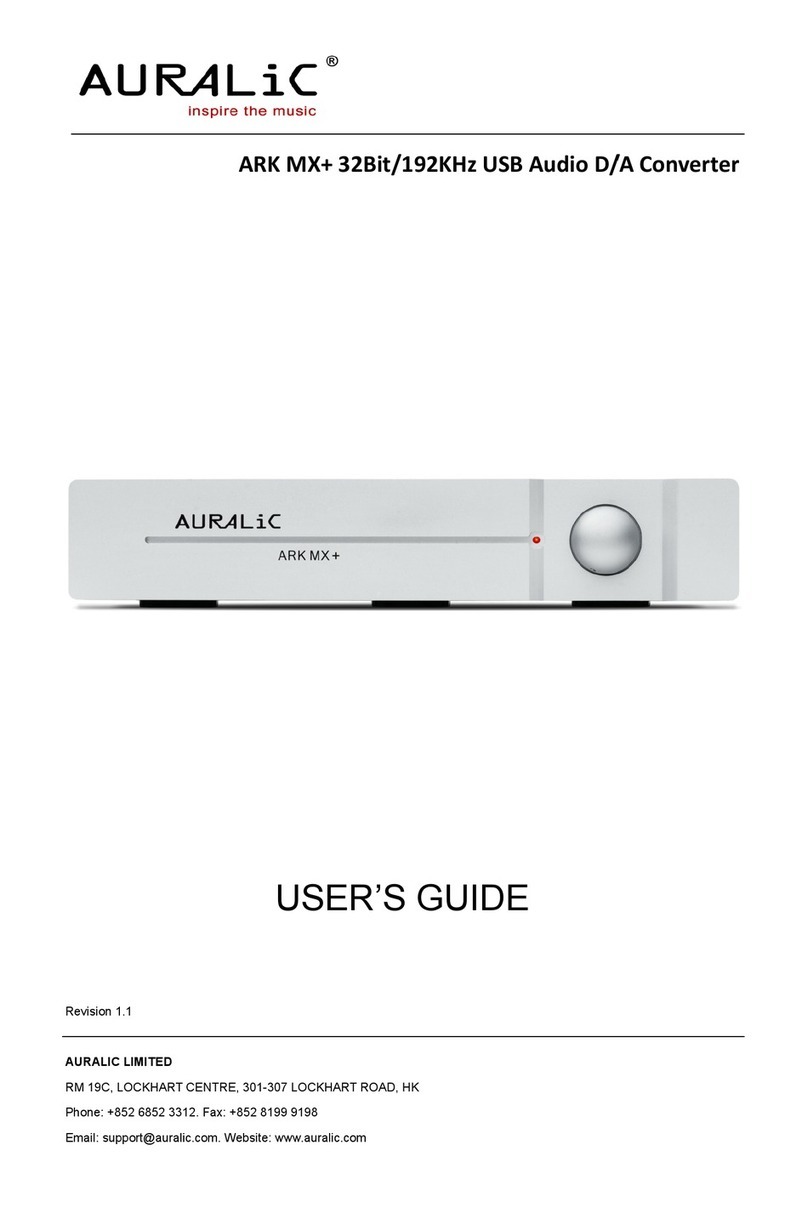 Auralic ARK MX+ User manual