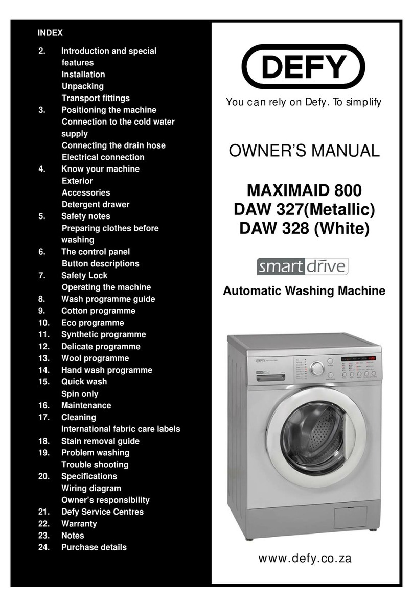 Defy MAXIMAID 800 DAW 327 User manual
