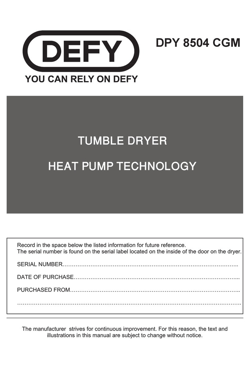 Defy DPY 8504 CGM User manual