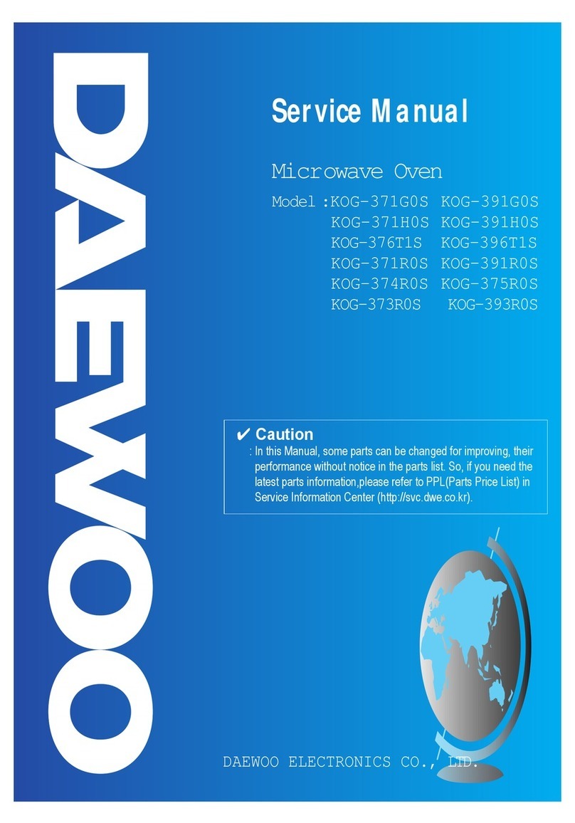 Daewoo KOG-371G0S User manual