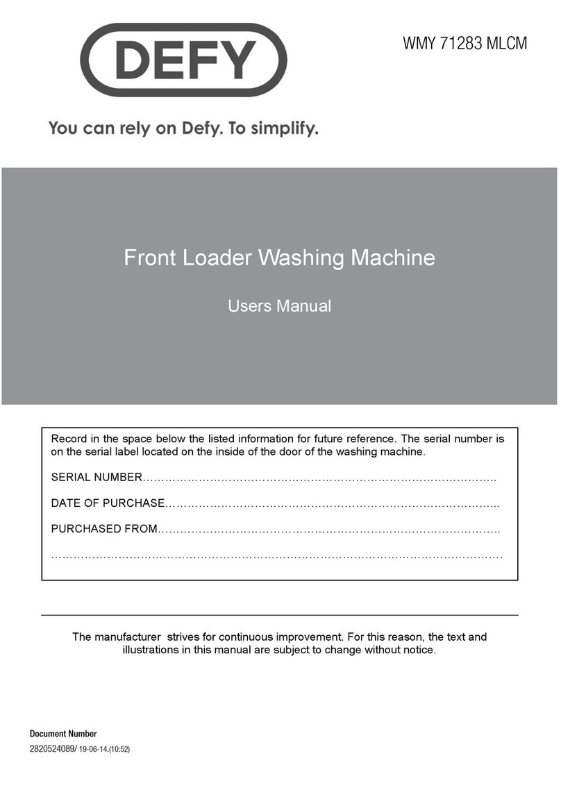 Defy WMY 71283 MLCM user manual