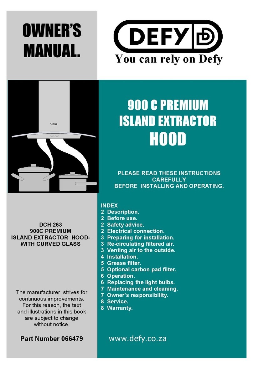 Defy 900 C PREMIUM User manual
