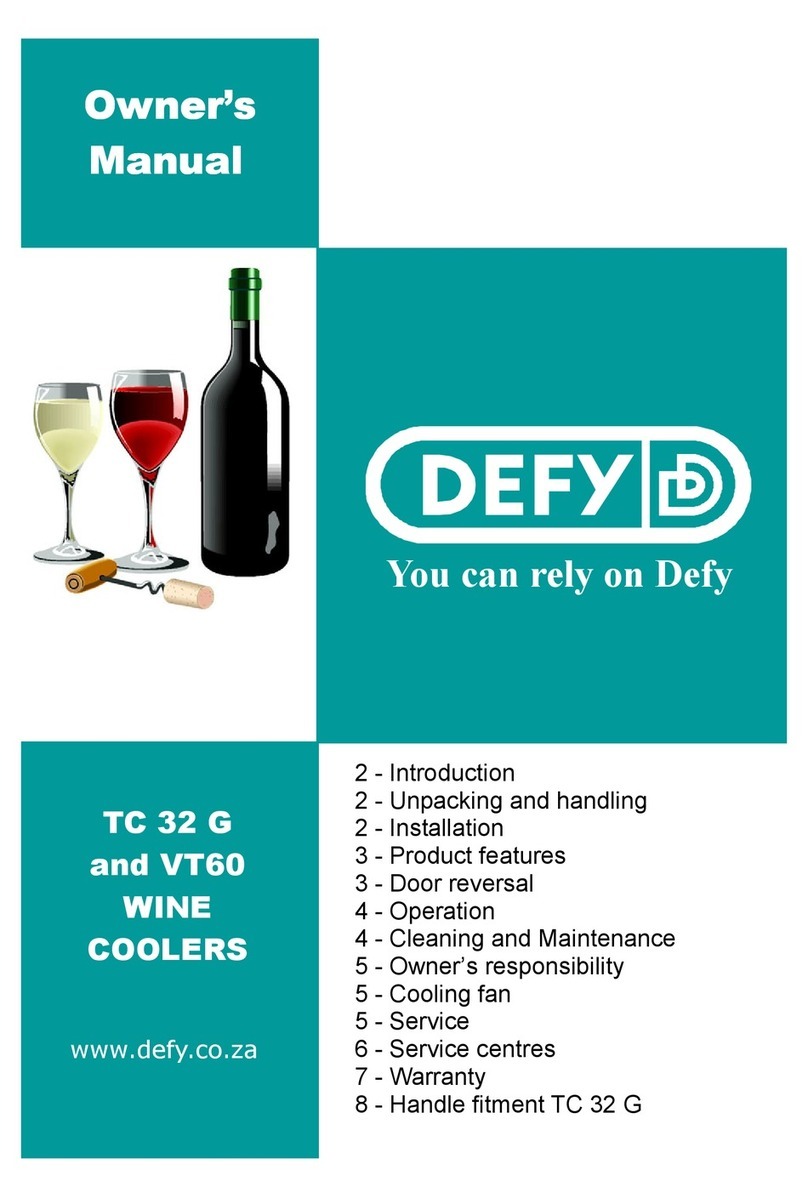 Defy VT60 owner's manual