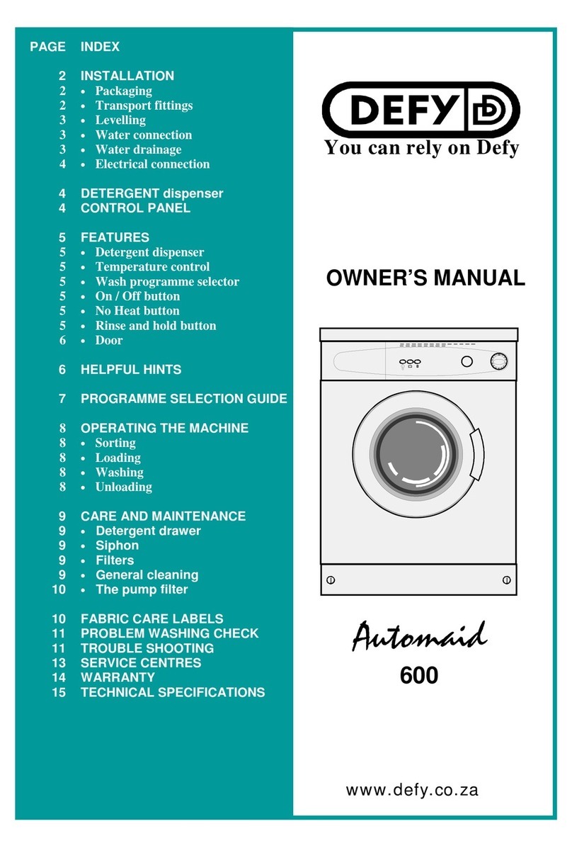 Defy Automaid 600 electronic User manual Defy Automaid 600 electronic User manual