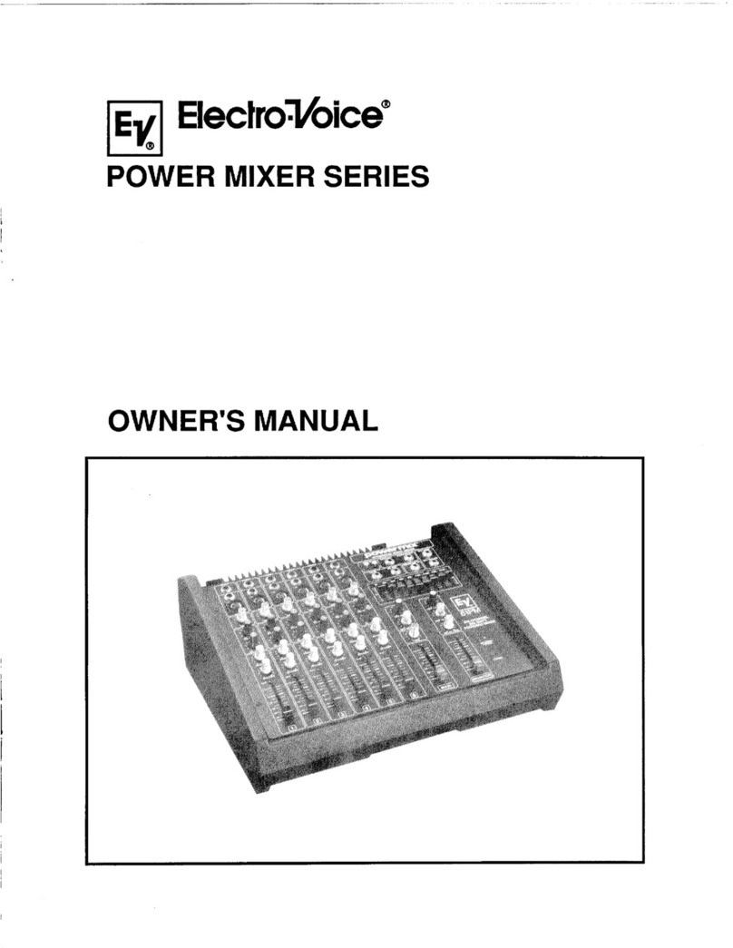 Electro-Voice Plasma Series owner's manual