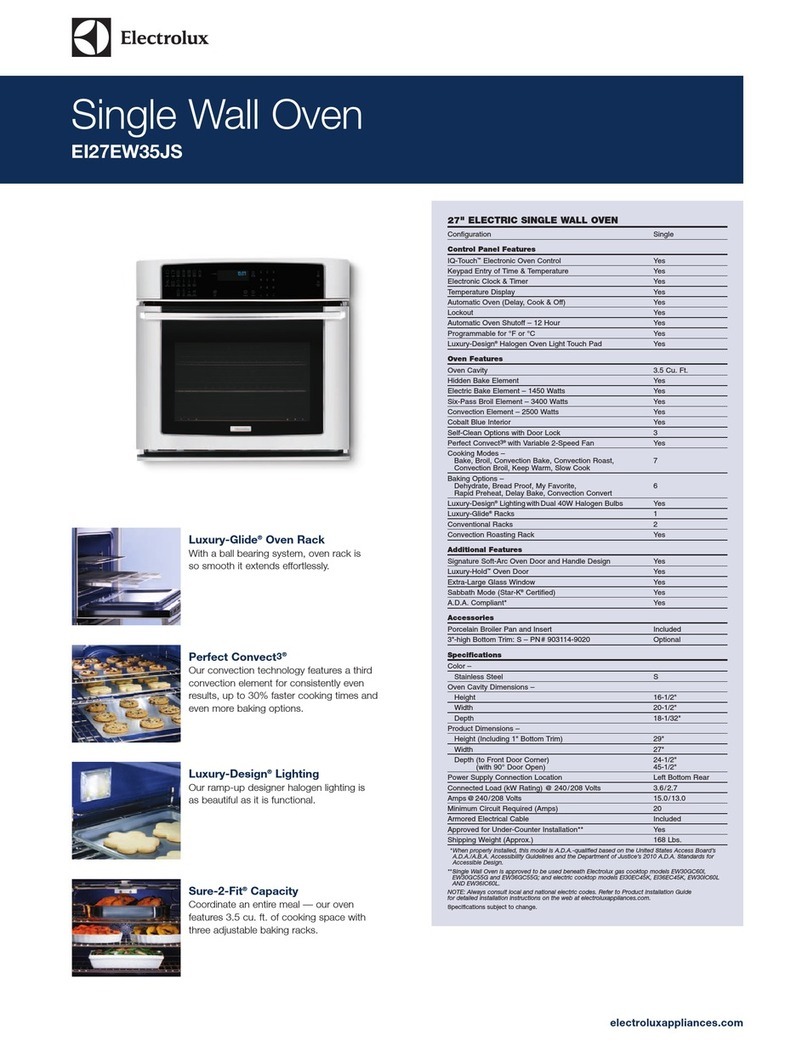 Electrolux EI27EW35JS installation manual