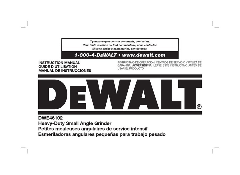 DeWalt DWE46102 instruction manual