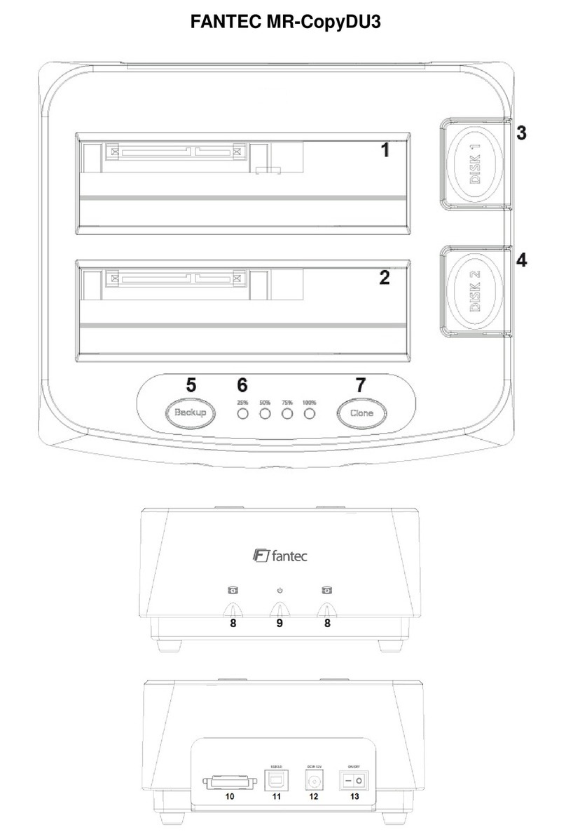 Fantec MR-CopyDU3 User manual Fantec MR-CopyDU3 User manual