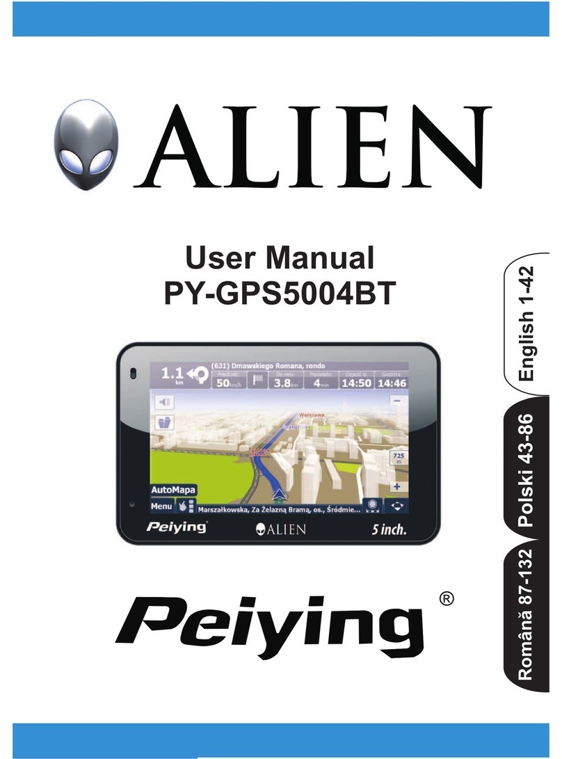 Peiying PY-GPS5004BT User manual