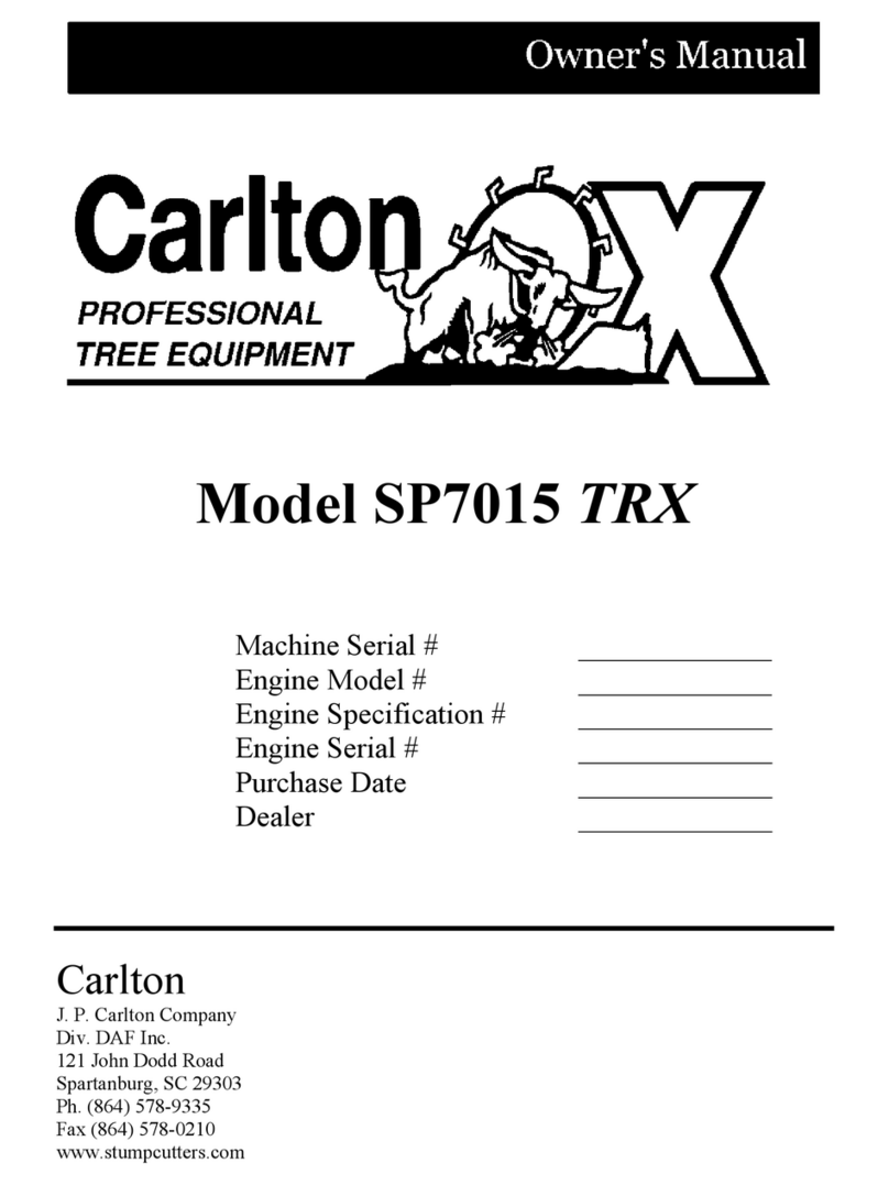 Carlton SP7015 TRX User manual