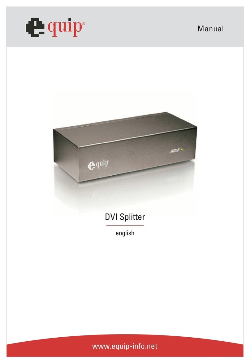 Equip 2 fach DVI Splitter manual