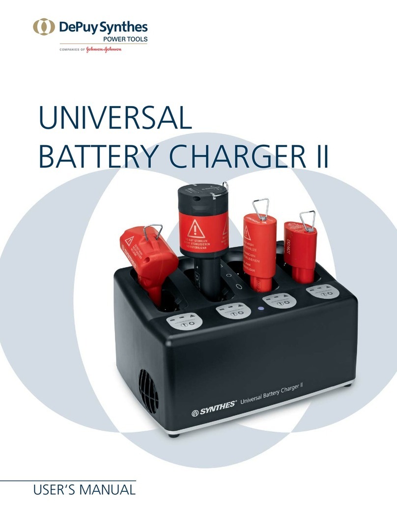Synthes Universal Battery Charger II user manual