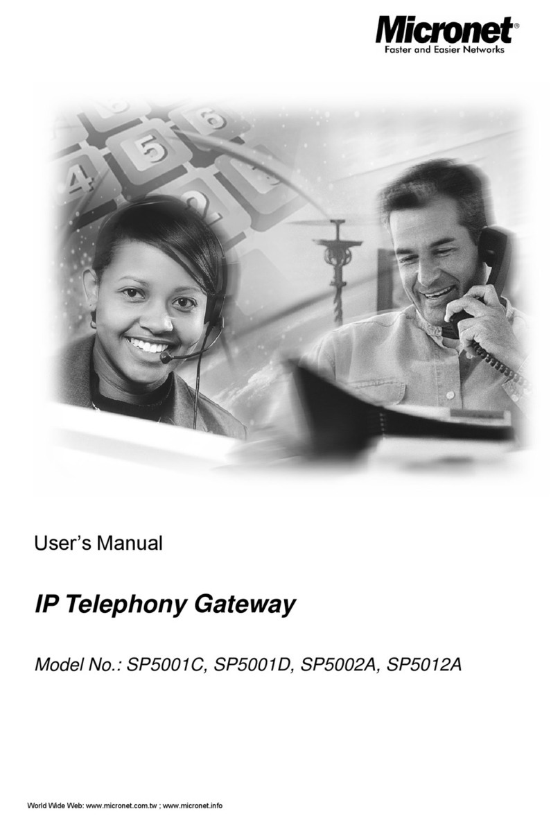 MicroNet SP5001C user manual