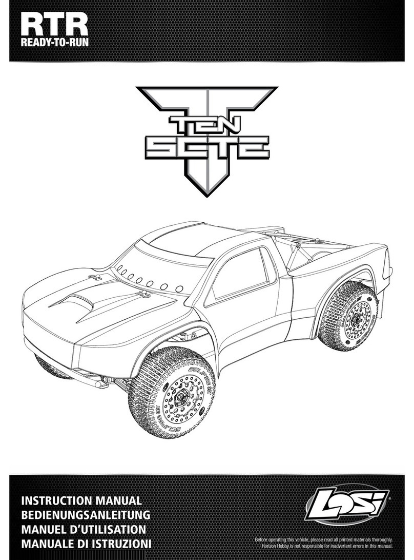 Team Losi TEN SCTE instruction manual