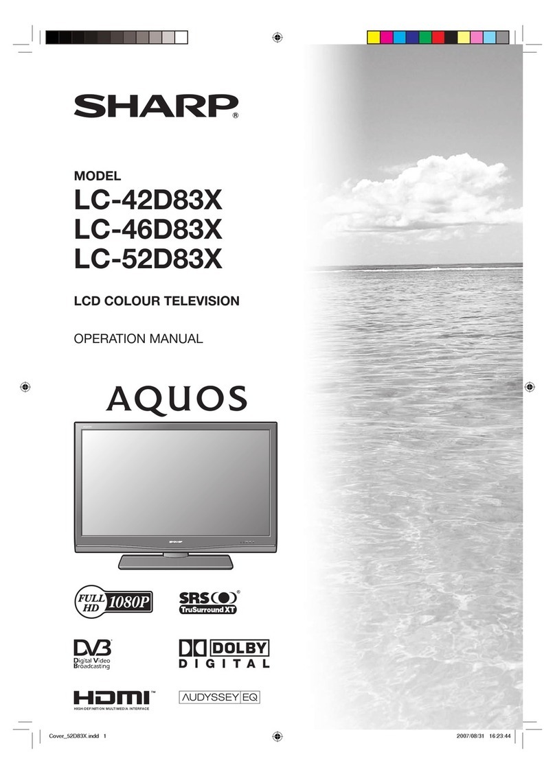 Sharp LC-42D83X Operation manual