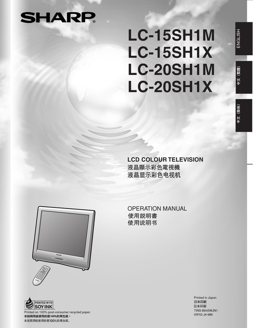 Sharp LC-20SH1X User manual