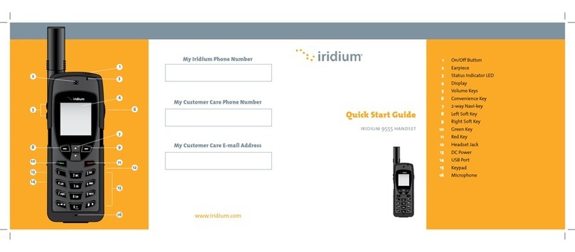 Iridium 9555 quick start guide