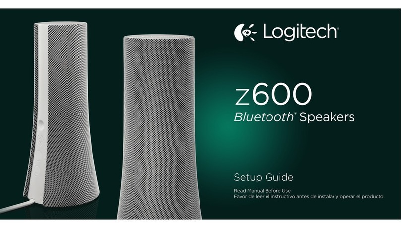 Logitech Z600 User manual