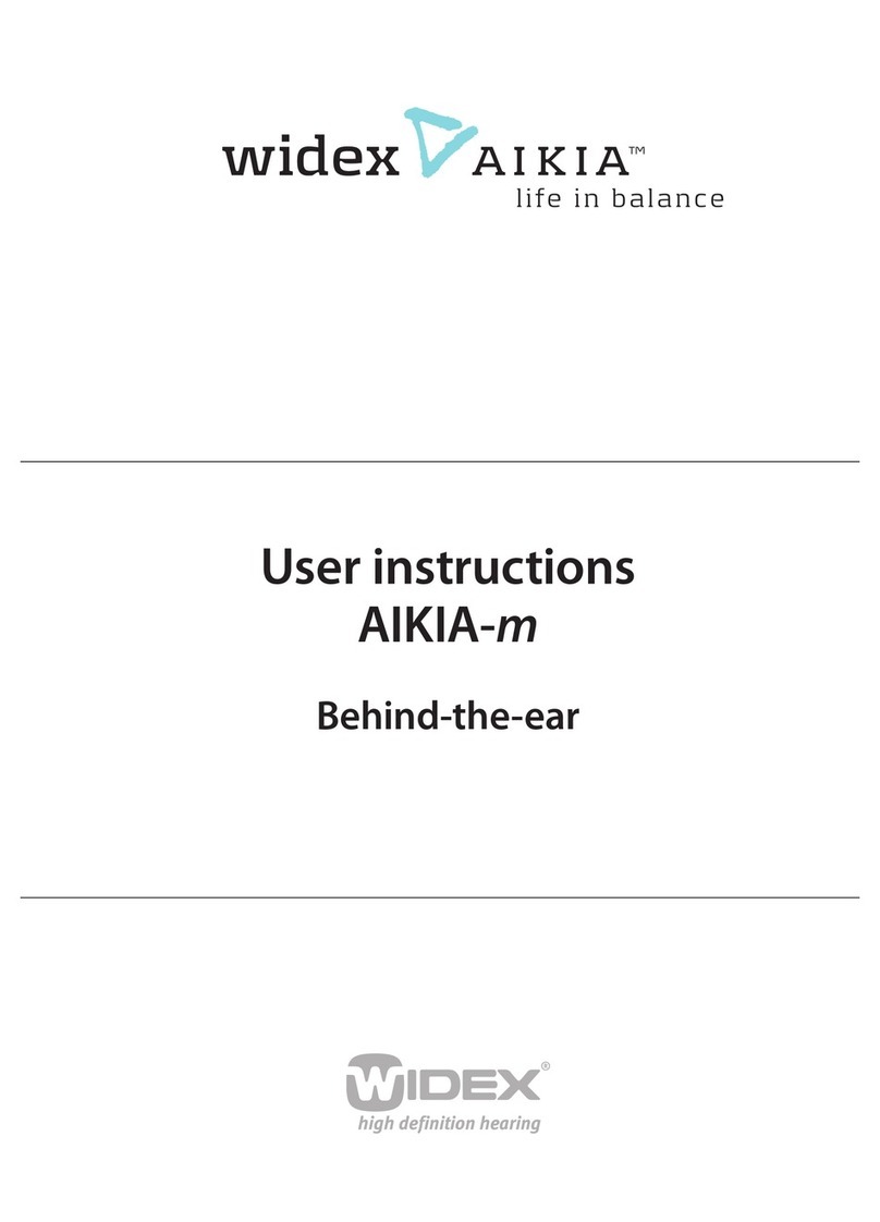 Widex AIKIA-m User manual
