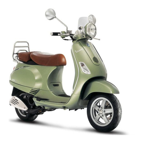 VESPA LXV 125 Service station manual