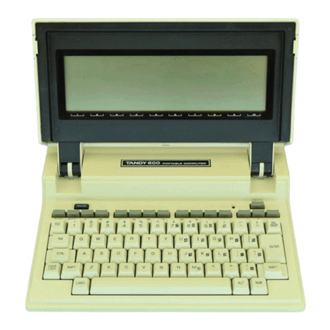 Tandy 600 owner's manual