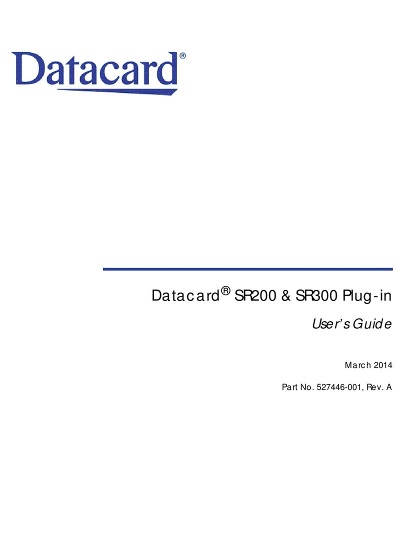 DataCard SR200 User manual