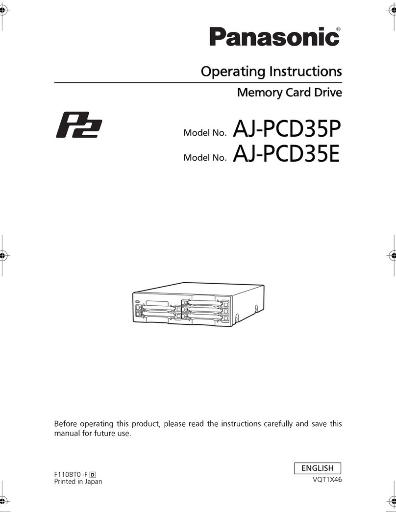 Panasonic AJ-PCD35P User manual