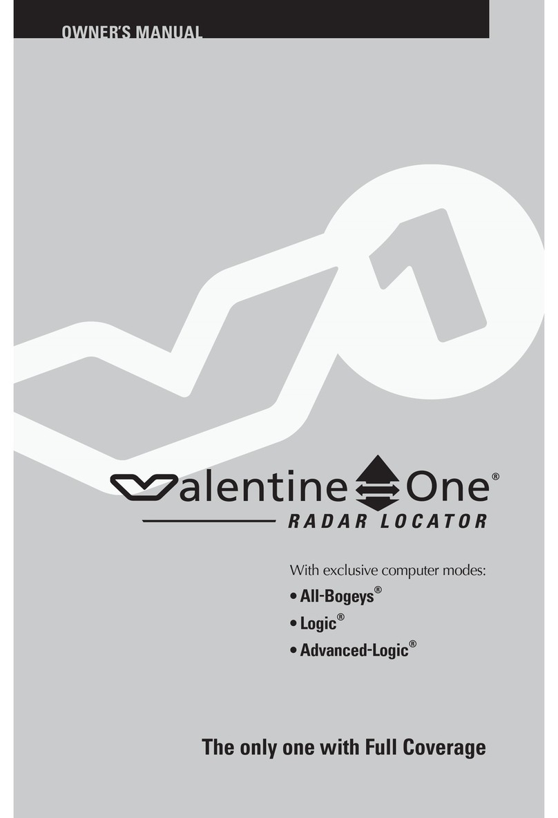 Valetine One V1 owner's manual