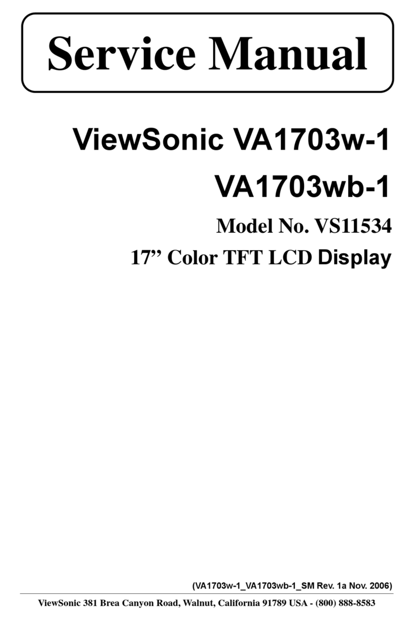 ViewSonic VA1703w-1 User manual