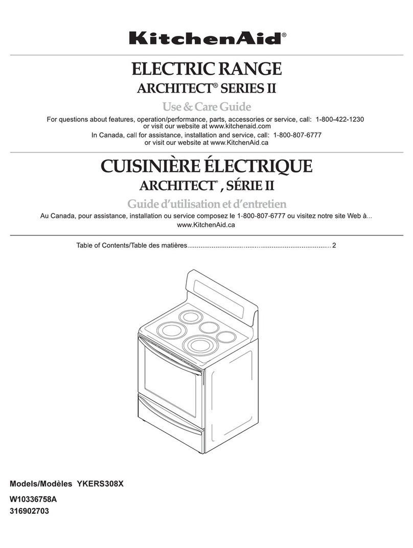 KitchenAid Architect Series II YKERS308X User manual