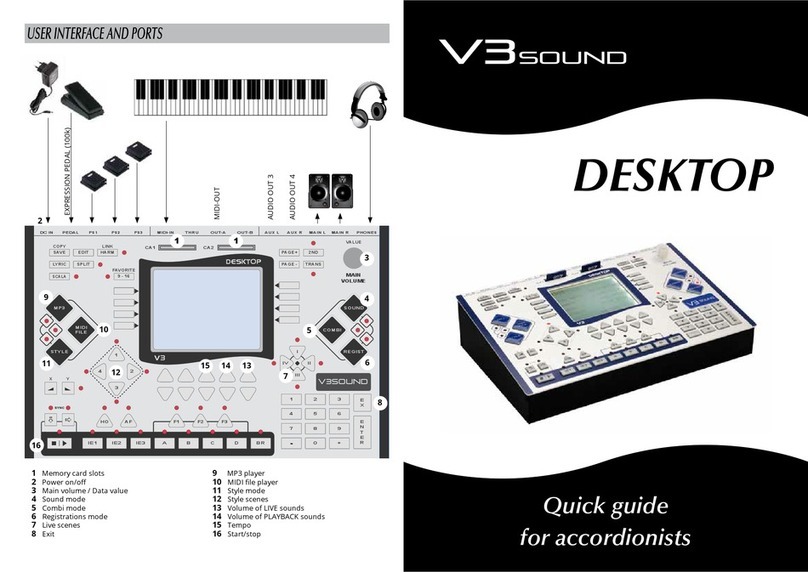 V3 SOUND DESKTOP quick guide