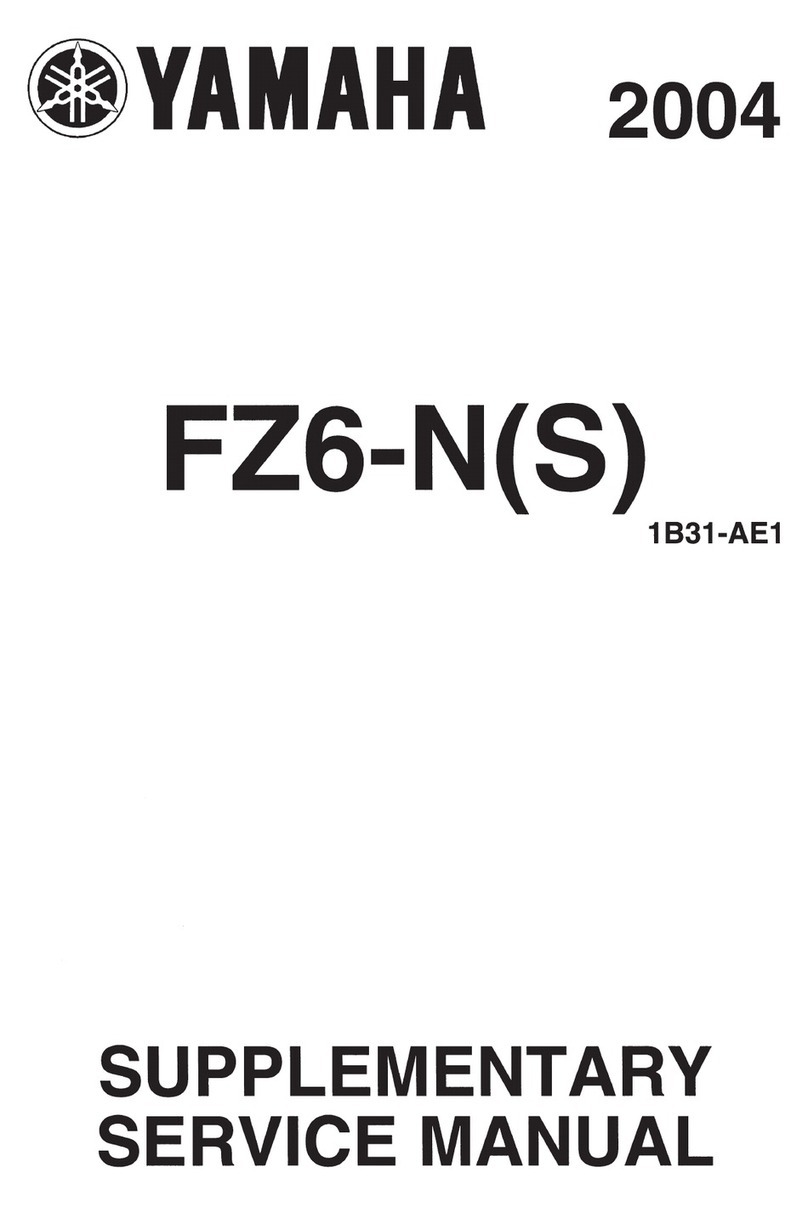 Yamaha FZ6-N 2004 User manual