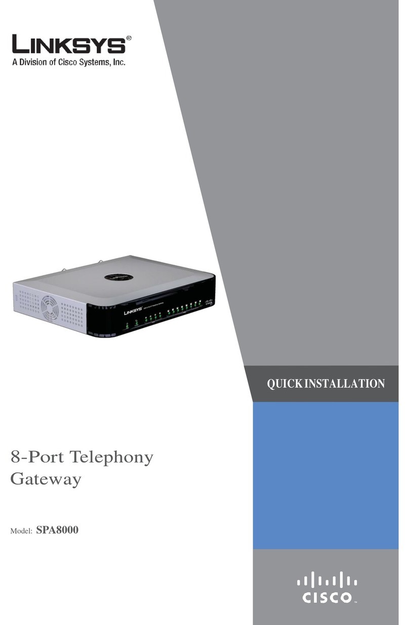 Cisco Small Business SPA8000 Quick installation