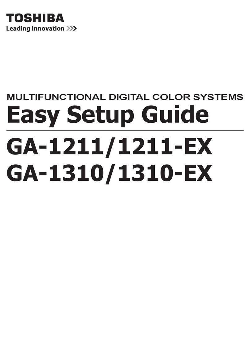 Toshiba GA-1211 Quick start guide