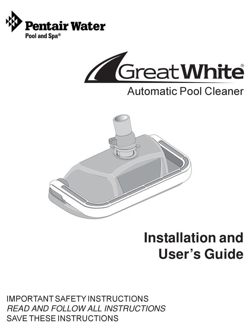 Pentair Pool Products Great White user guide Pentair Pool Products Great White user guide