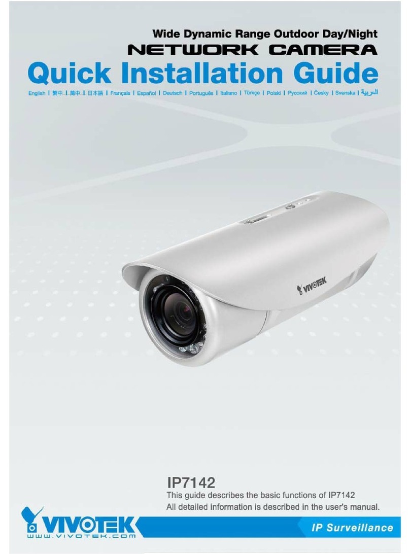 Vivotek IP7142 Quick installation guide