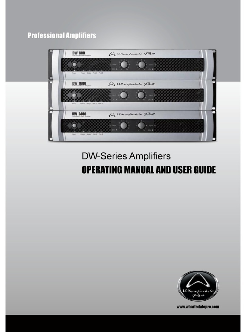 Wharfedale Pro DW-Series Operating manual and user guide