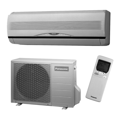 Panasonic CSC9CKPG - SPLIT A/C IN DOOR Service manual