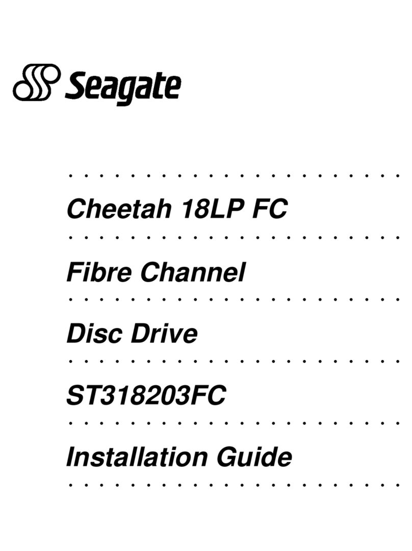 Seagate Cheetah 18LP FC User manual
