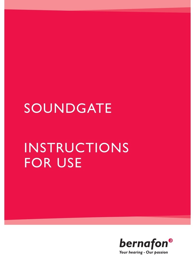 Bernafon SOUNDGATE Instructions for use
