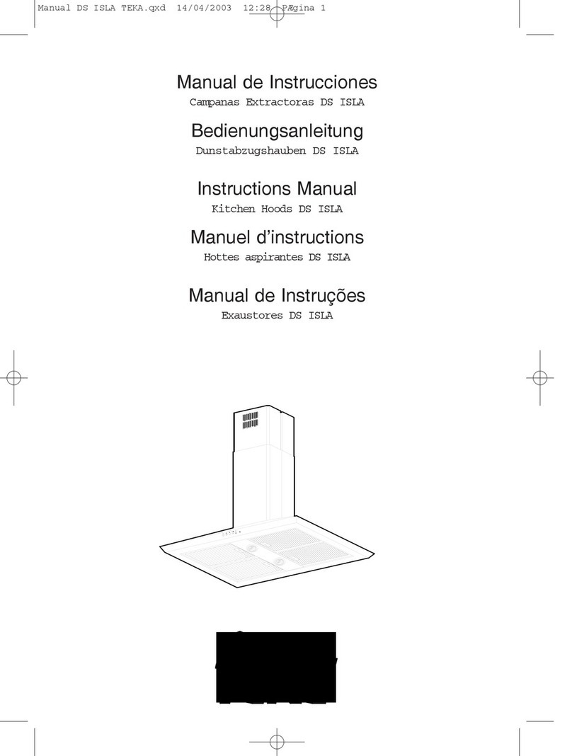 Teka DS ISLA instruction manual
