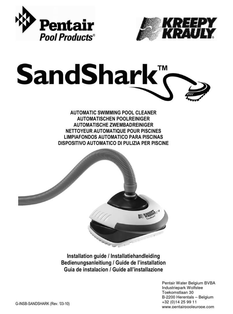 Kreepy krauly Kreepy Krauly SandShark User manual