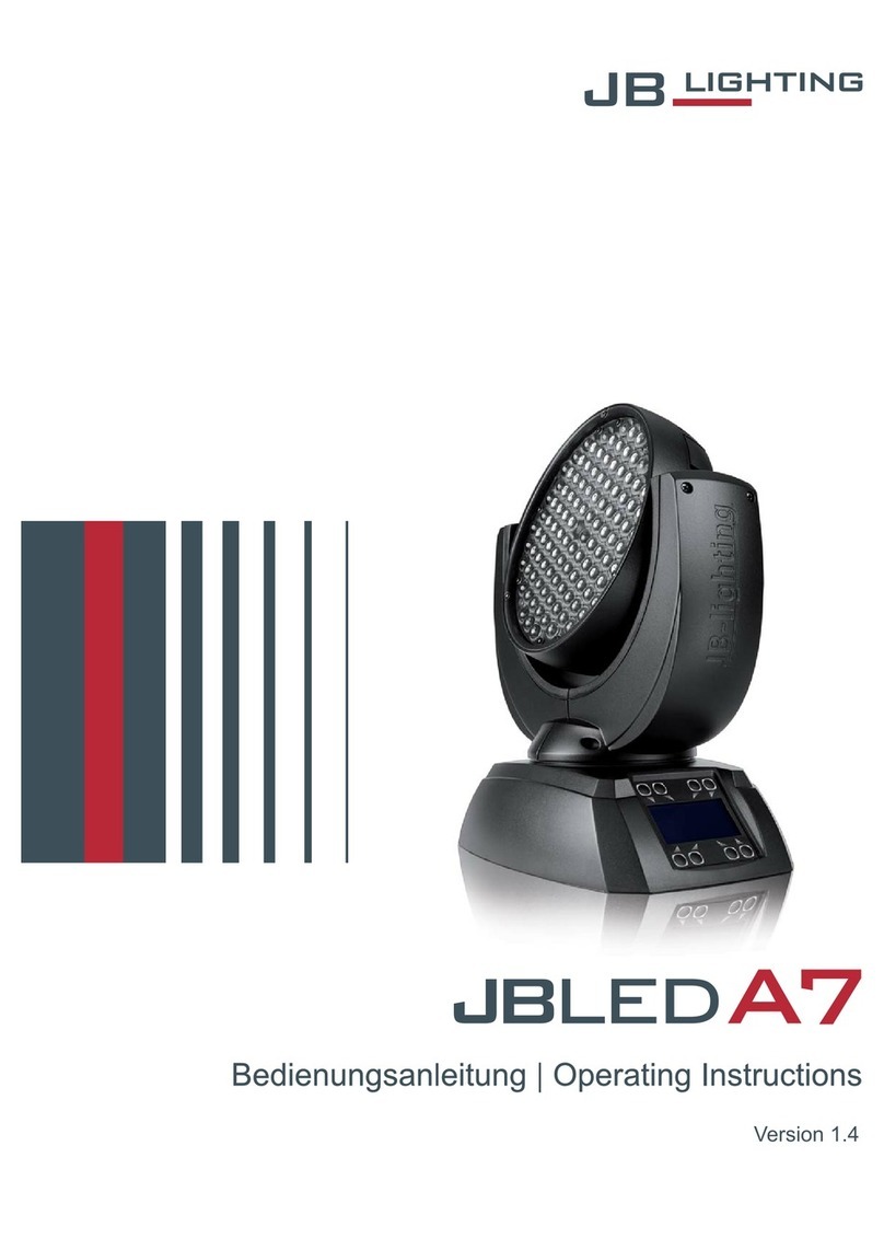 JB-Lighting LEDA7 operating instructions
