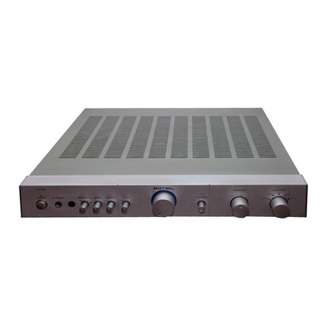 Rotel RA-02 User manual Rotel RA-02 User manual