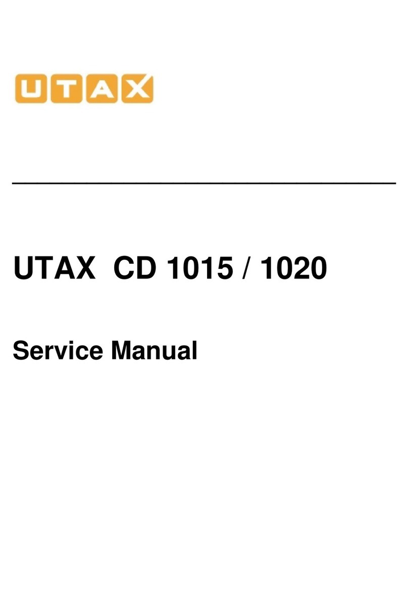 Utax CD 1015 Service manual
