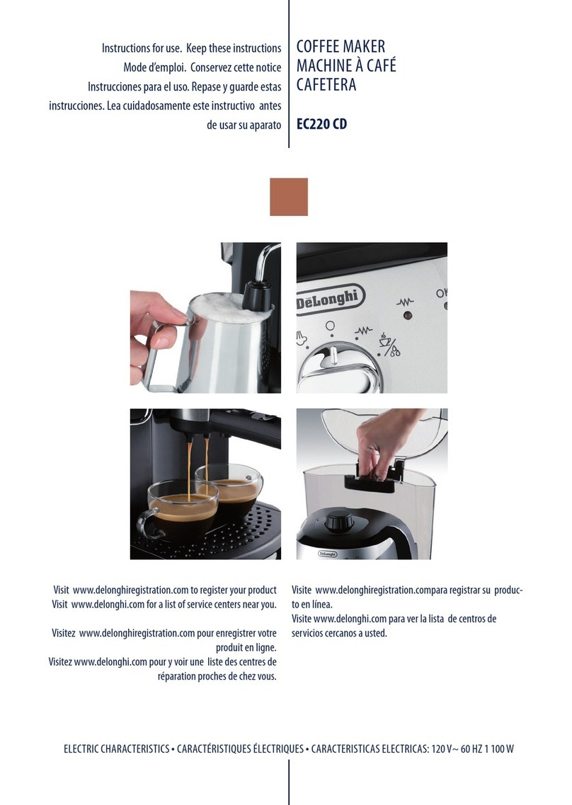 DeLonghi EC220 CD User manual