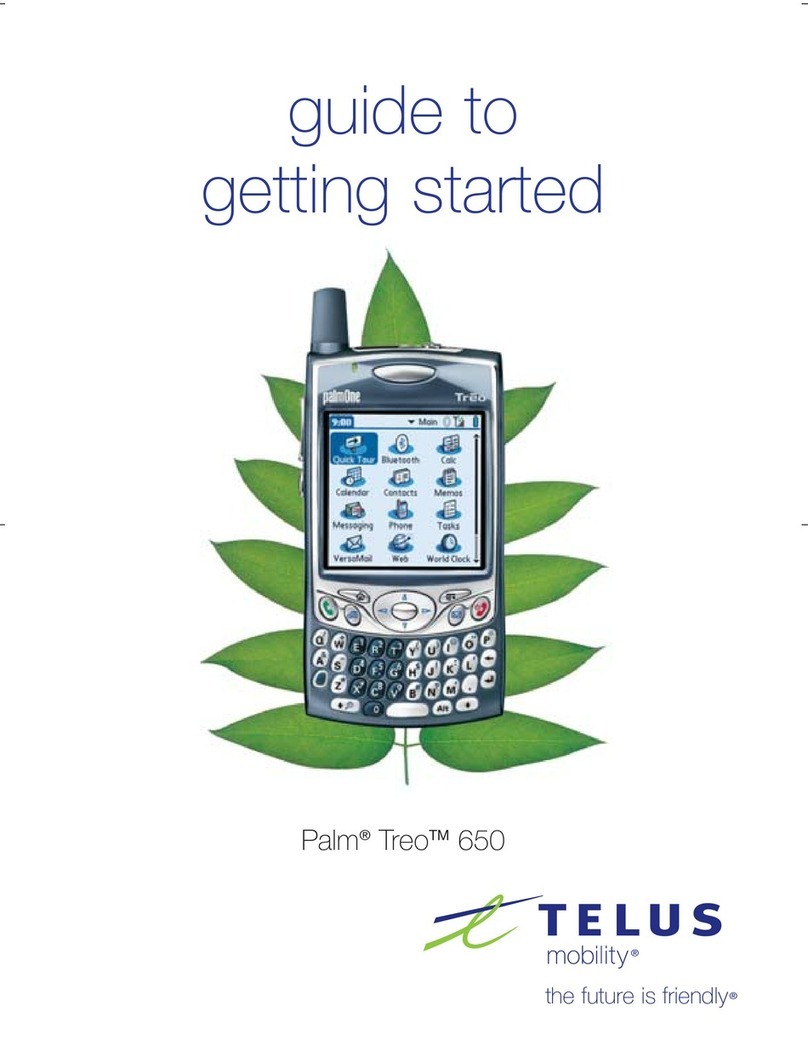 TELUS Palm TreoTM 650 Getting started guide