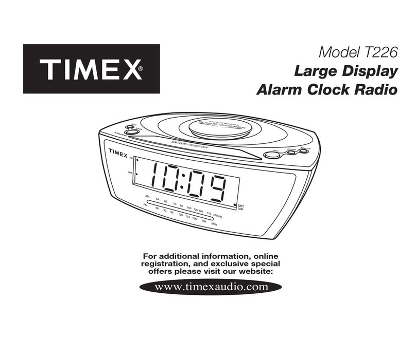 Timex t226 User manual
