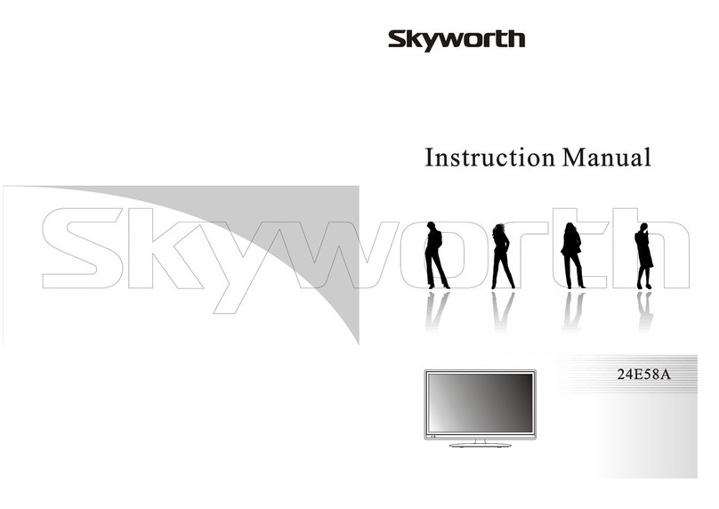 Skyworth 24E58A Instruction manual and warranty
